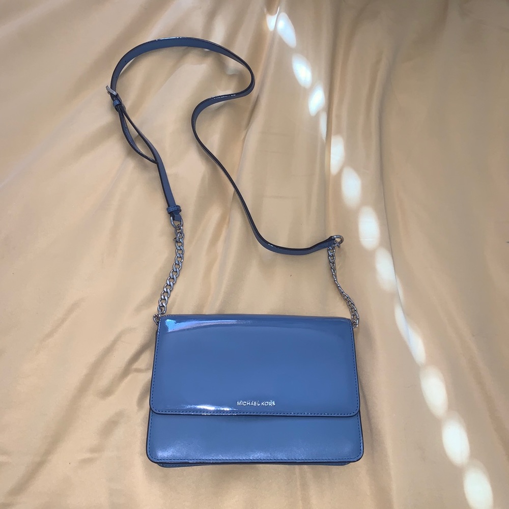 Micheal Kors Blue Side Purse